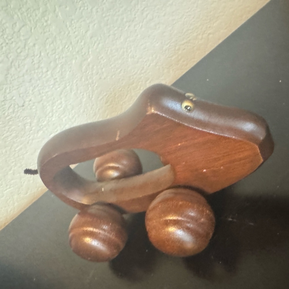 Vintage Wooden Toy Car